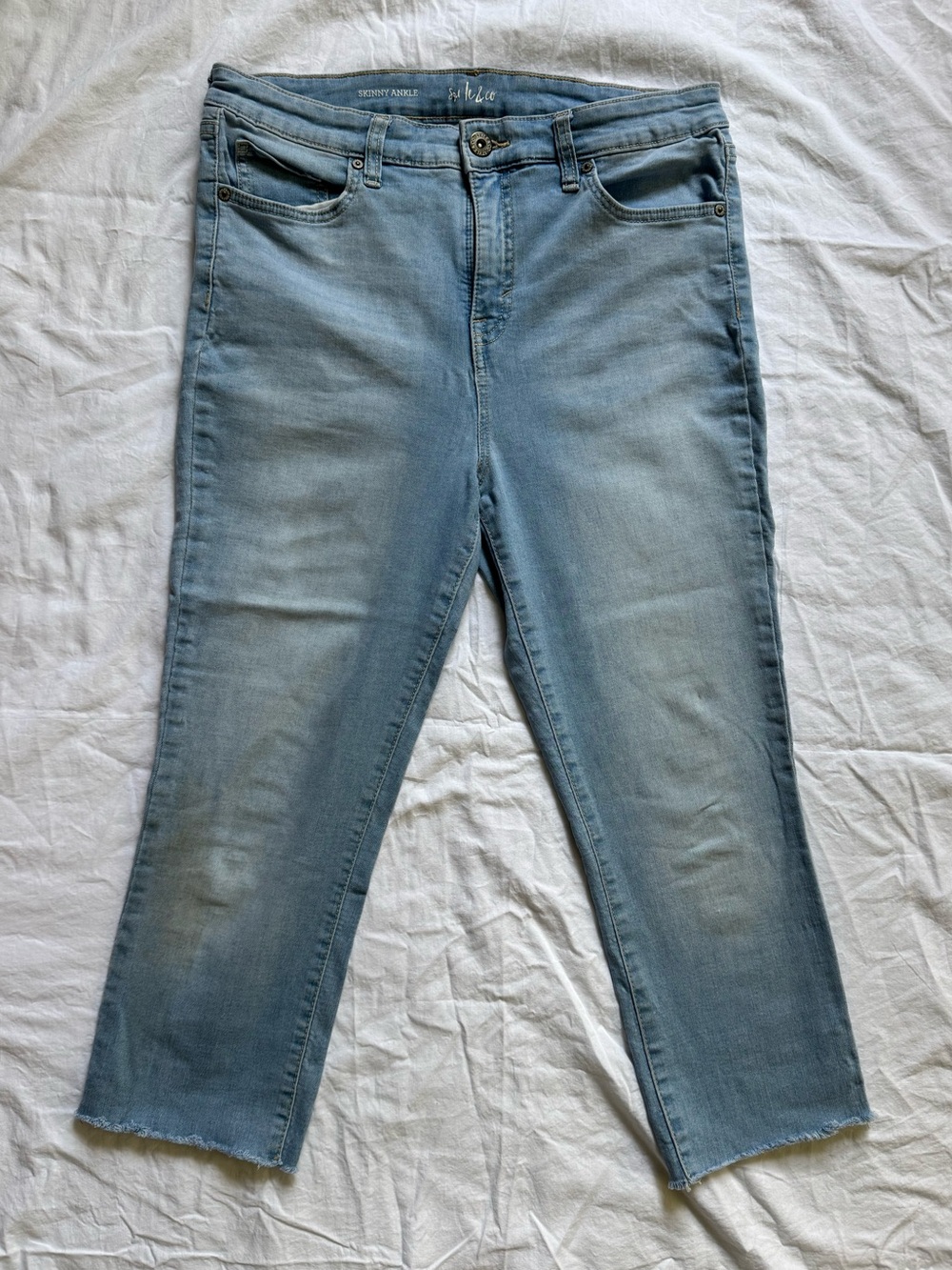 Style & Co. Light Blue Ankle Crop Jeans